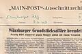 8. Juni 1963, Nürnberger Zeitung: Würzburger Grundstücksaffäre beendet