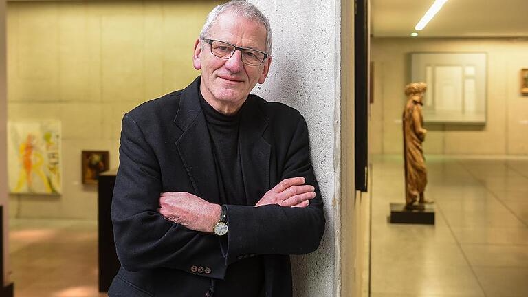 Jürgen Lenssen im Museum am Dom in Würzburg. Am Sonntag verabschiedet sich der langjährige Kunstreferent mit einem Gottesdienst im Dom.