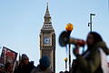 Streiks in Großbritannien - NHS.jpeg       -  Der schöne und neu renovierte Glockenturm vor dem Parlamentsgebäude in London – vor dem mal wieder Beschäftigte des Gesundheitsdienstes NHS demonstrieren.