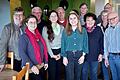 Auf dem Foto (von links): Petra Müller, Stefanie Rossmark, Heinz Voit, Michelle Krämer, Hilmar Volkamer, Weinprinzessin Julia Schmidt, Prof. Dr. Frank Falkenstein, Annerose Pehl-Dürr, Lydia Fischer, Thomas Weber und Dr. Robert Herold.