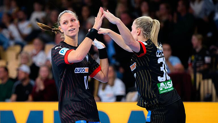 Deutschland - Ukraine       -  Deutschlands Handballerinnen sind mit einem Sieg gegen die Ukraine in die EM gestartet.