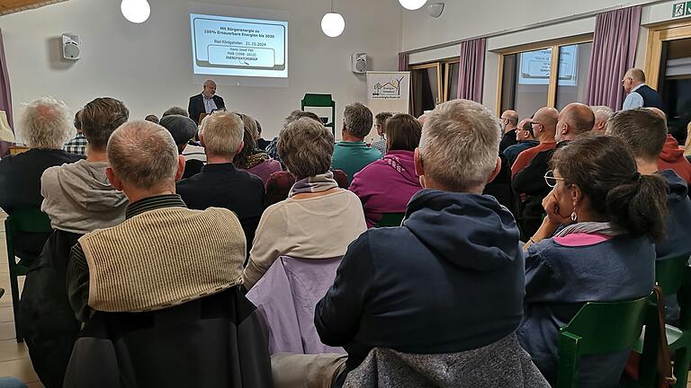 Veranstaltung mit Hans Josef Fell rund um das Thema 'Energie'.