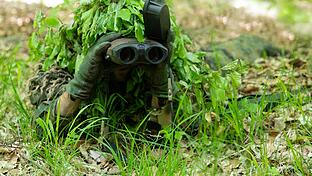 Bei der Ausbildung an der Infanterieschule ging vorübergehend ein Soldat verloren.       -  Ausbildung von Bundeswehrsoldaten an der Infanterieschule Hammelburg.