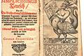 Auch das Titelblatt des Hauptwerks von Hans Jakob Christoffel von Grimmelshausen &bdquo;Der abenteuerliche Simplicissimus&ldquo; 1668 ist zu sehen.