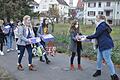 Lange Schlange: Viele Schüler machten bei der Aktion „Liebe im Karton“ mit