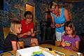 Blumig: Das Bastelangebot für Kinder im haus der Langen Rhön kam gut an.