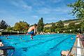 Viele Tage Badewetter: Temperaturen über 30 Grad lockten auch Anfang September noch viele Menschen ins Freibad - wie hier in Zellingen (Landkreis Main-Spessart).