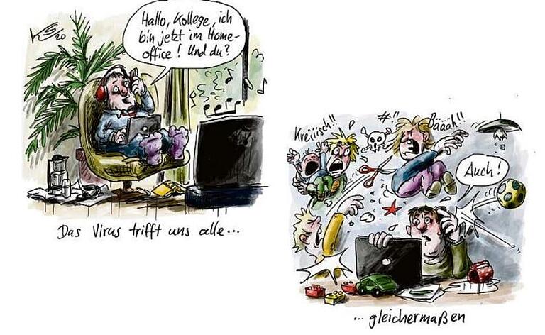 Homeoffice ist eben nicht gleich Homeoffice. Homeoffice ist eben nicht gleich Homeoffice. 