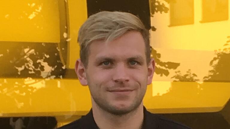 Maximilian Schmitt, Trainer des Lohrer Bayernliga-Teams Maximilian Schmitt, Trainer des Lohrer Bayernliga-Teams