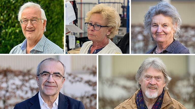 Statt die Beine nur im Schaukelstuhl hochzulegen, sind diese fünf Rentnerinnen und Rentner aus Würzburg gut ausgelastet.