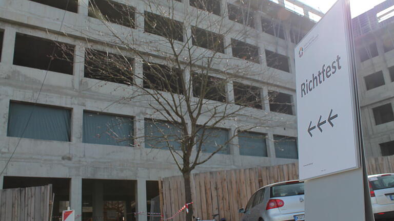 Richtfest auf den Rhön-Klinikum-Campus in Bad Neustadt.