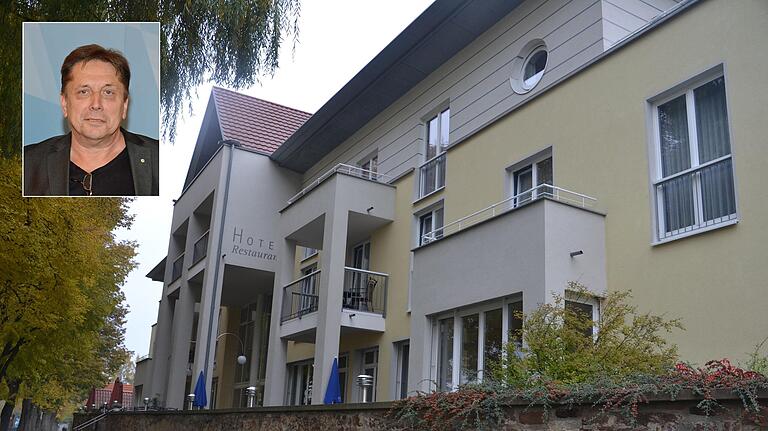 Das Hotel Mainpromenade in Karlstadt mit Eberhard Imhof.
