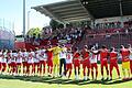 'Der Chef der Regionalliga!' Mit diesem gemeinsamen Gesang feierten Spieler und Fans den 7:1-Erfolg der Würzburger Kickers über die SpVgg Ansbach.