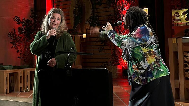 Duett mit Linda zu 'Oh happy day'.