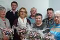 Der Obst- und Gartenbauverein Mittelsinn zeichnete Personen für ihre langjährige Vereinstreue aus und verlieh Ehrenmitgliedschaften für ein besonderes Engagement für die Ziele des OGV. Im Bild (von links) Gerda Fischer, Richard Larösch, Inge Klein, Volpert Schönmeier, Brigitte Biemüller, Berthold Spahn und Hildegard Krämer.