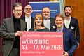 Der Würzburger Bischof Franz Jung eröffnete kürzlich die Geschäftsstelle des Katholikentages 2026 in Würzburg. Die Geschäftsstelle entsteht bei den Erlöserschwestern.