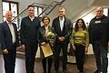 Von links: Dieter Daus, Mario Paul, Sylvia Hufgard mit Ehemann, Carmen Bachmann, Claus Ruf.