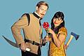 Ein explosives Paar: Benedict und Beatrice in Shakespeares &bdquo;Much Ado About Nothing&ldquo;.