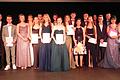 Ihnen wurden Ehrungen für besondere Leistungen beim Abitur am Rhön-Gymnasium zuteil.