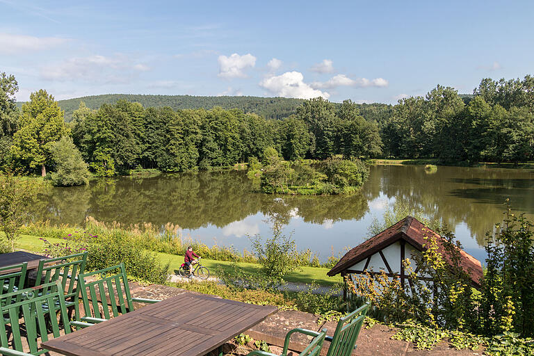 Idyllischer Blick mit Ausbaupotential.