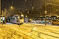 Pünktlich zum meteorologischen Winteranfang schneite es in Würzburg. Während im ÖPNV Busse mit den winterlichen Straßenbedingungen zu kämpfen hatten, gab im Straba-Verkehr keine Verspätungen.&nbsp;