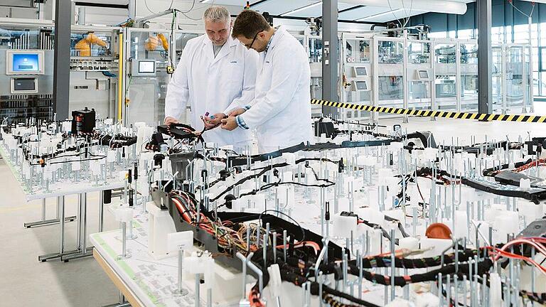 Bordnetze für Autos sind das Kerngeschäft der Kitzinger Leoni-Niederlassung mit ihren rund 1000 Arbeitsplätzen. Bordnetze für Autos sind das Kerngeschäft der Kitzinger Leoni-Niederlassung mit ihren rund 1000 Arbeitsplätzen.