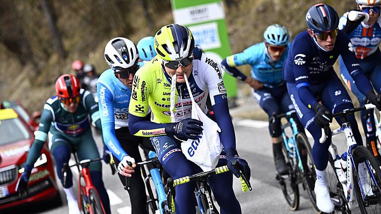 UCI WorldTour - Paris-Nizza.jpeg       -  UCI WorldTour - Paris-Nizza 08.03.2024, Frankreich, Colle-Sur-Loup: Radsport: UCI WorldTour - Paris-Nizza, Sisteron - La Colle-sur-Loup (198,20 km), 6. Etappe: Georg Zimmermann aus Deutschland vom Team Intermarche-Wanty in Aktion. Foto: Jasper Jacobs/Belga/dpa +++ dpa-Bildfunk +++