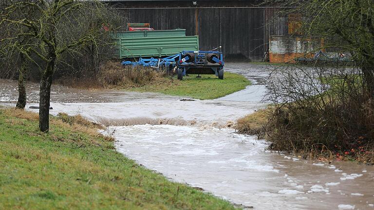 Ein Anwesen nahe dem Sander Campingplatz.