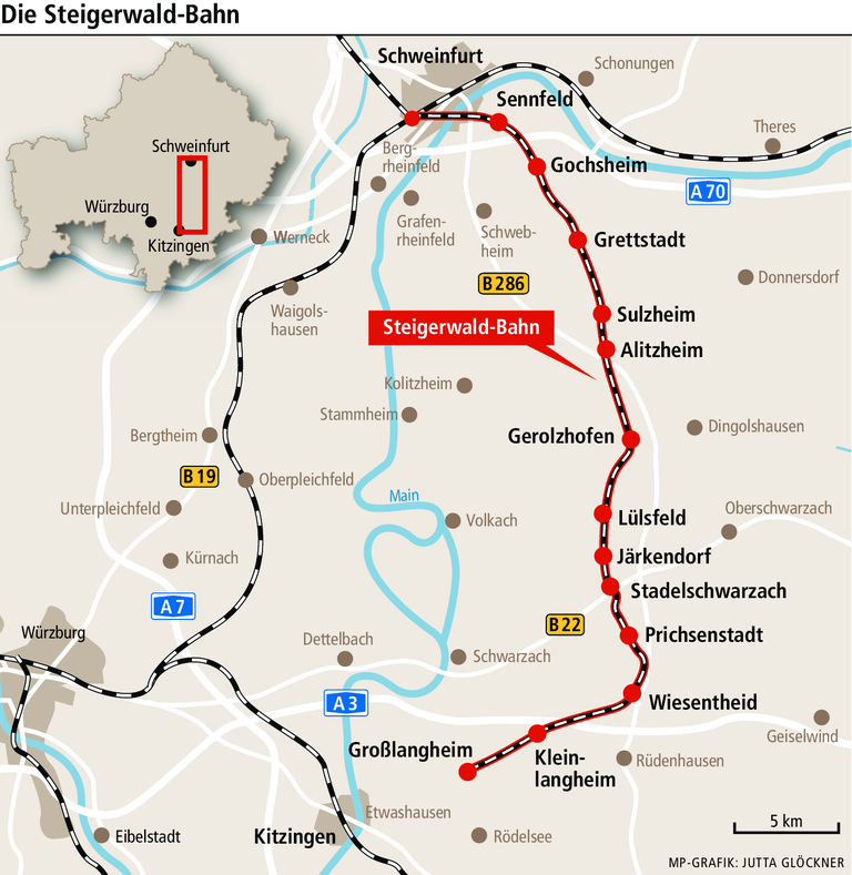 Neue Wendung: Fahren auf der Steigerwaldbahn bald wieder Züge?