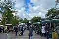 Der Lengfelder Bauernmarkt an der Kürnachtalhalle in der vergangenen Marktsaison.