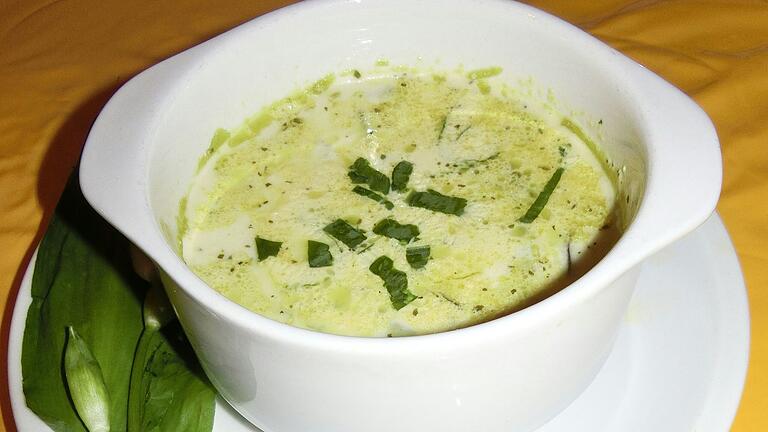 Eine leckere Bärlauchsuppe.
Foto: Josef Kleinhenz Eine leckere Bärlauchsuppe.
Foto: Josef Kleinhenz
