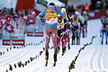 Erster       -  Der Russe Sergej Ustjugow gewann auch die zweite Etappe der Tour de Ski. Foto: Peter Schneider