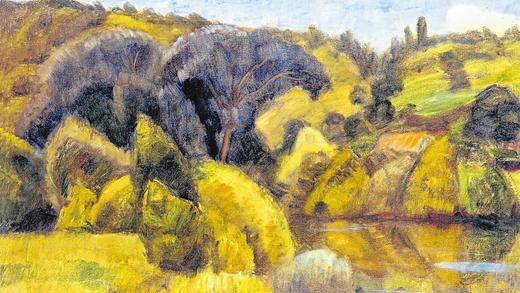 Perfekte Stimmung: Das Taubertal bei Waldenhausen malte Otto Modersohn im Jahr 1924. Perfekte Stimmung: Das Taubertal bei Waldenhausen malte Otto Modersohn im Jahr 1924.