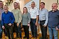 Unser Bild zeigt (von links nach rechts): Thomas Reitz (Schatzmeister), Akin Özgür (Schriftführer), Michael Gerstbrein (Stellvertretender Vorsitzender), Alexandra Fehn (Stellvertretende Vorsitzende), Peter Utsch (Vorsitzender), Josef Kaiser (Beauftragter für Öffentlichkeitsarbeit), Marco Göbel (Beisitzer)