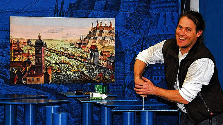 Aufbau der Landesausstellung: Die große Welle