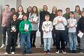 Die Finalisten beim Kreisentscheid des Vorlesewettbewerbs trafen sich in der Balthasar-Neumann-Mittelschule in Werneck.