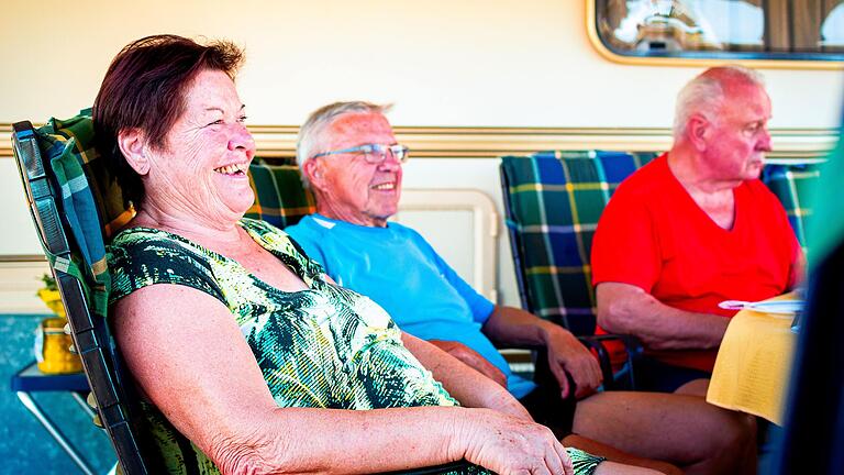 Hildegard Hart ist seit 45 Jahren Gast auf dem Campingplatz.