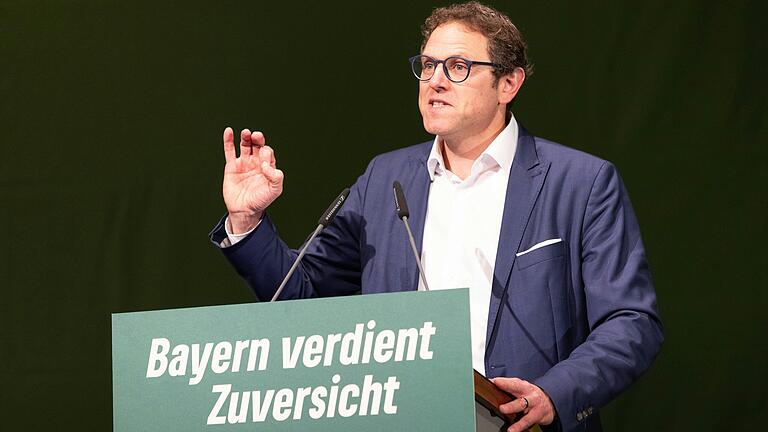 Würzburgs Klimabürgermeister Martin Heilig beim Landesparteitag seiner Partei im Oktober. Würzburgs Klimabürgermeister Martin Heilig beim Landesparteitag seiner Partei im Oktober. 