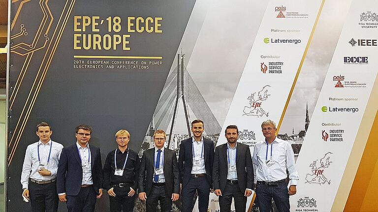 Mitarbeiter des TTZ-EMO der FHWS nahmen an der „20th European Conference on Power Electronics and Applications“ in Riga teil und stellten gemeinsam mit Fachkollegen des „Wike³“-Verbundes Forschungsergebnisse vor. Mitarbeiter des TTZ-EMO der FHWS nahmen an der „20th European Conference on Power Electronics and Applications“ in Riga teil und stellten gemeinsam mit Fachkollegen des „Wike³“-Verbundes Forschungsergebnisse vor.