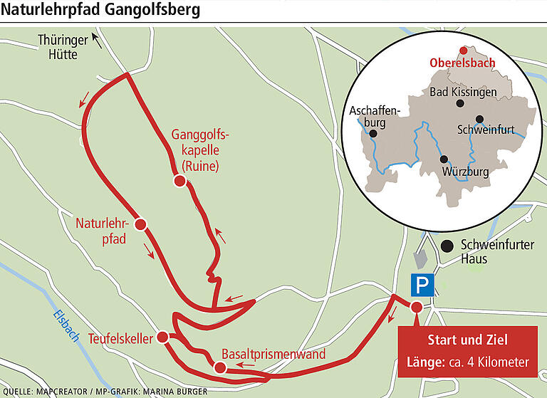 Ausflugstipp: Am Gangolfsberg in der Rhön durch den Urwald der Zukunft