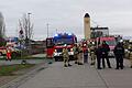 Am Samstag wurde die Feuerwehr zu einem vermeintlichen Gasaustritt am Haßfurter Hafen alarmiert.