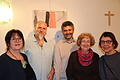 Im Bild: (von links) Elfriede Roth, Markus Bauer, Robert Bundschuh (Leiter des GesprächsLadens), Marlene Bujok und Theodolinde Hutten.