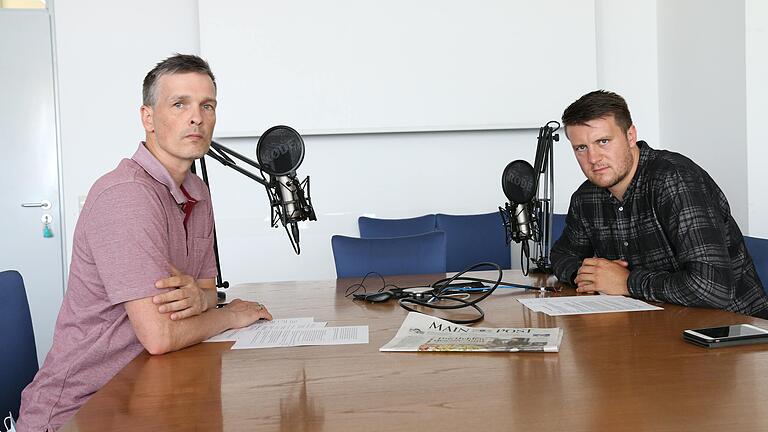 Ivo Knahn und Tim Eisenberger bei der Podcast-Aufnahme.