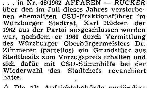 11. September 1963, Der Spiegel: Der Spiegel berichtete ...