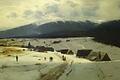 „Wintermorgen im Riesengebirge“ von Rudolf Schuster, 1888, ist in „Winterwelten – Cooles aus der Sammlung Georg Schäfer“ zu sehen.Fotos: Matthias Langer