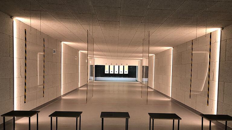 Das neue Schützenhaus: Ein Blick ins Innere. Das neue Schützenhaus: Ein Blick ins Innere.