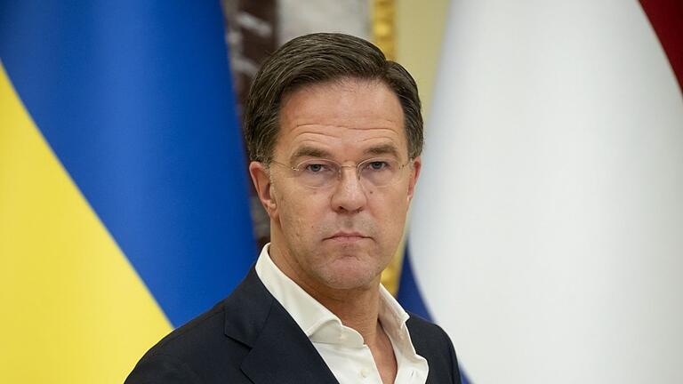 Ukraine-Krieg - Niederländischer Ministerpräsident Rutte in Kiew       -  Mark Rutte sichert der Ukraine Unterstützung zu. (Archivbild)