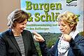 Susanne Volkheimer (Tourismus Haßberge) und  Referentin Ursula Düsterhöft.