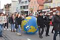 Rund 200 Teilnehmer demonstrierten zum vierten globalen Klimastreik auch in Haßfurt - mit dabei waren die Fridays-for-Future, aber auch die Parents- und Grandparents-for-Future.