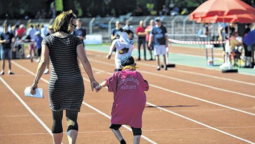 Gewinner für einen Tag: Special Olympics im Willy-Sachs-Stadion